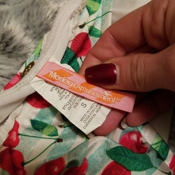 𝅺bikini Bottom Cherry Design Size Small - Picture 4 of 4